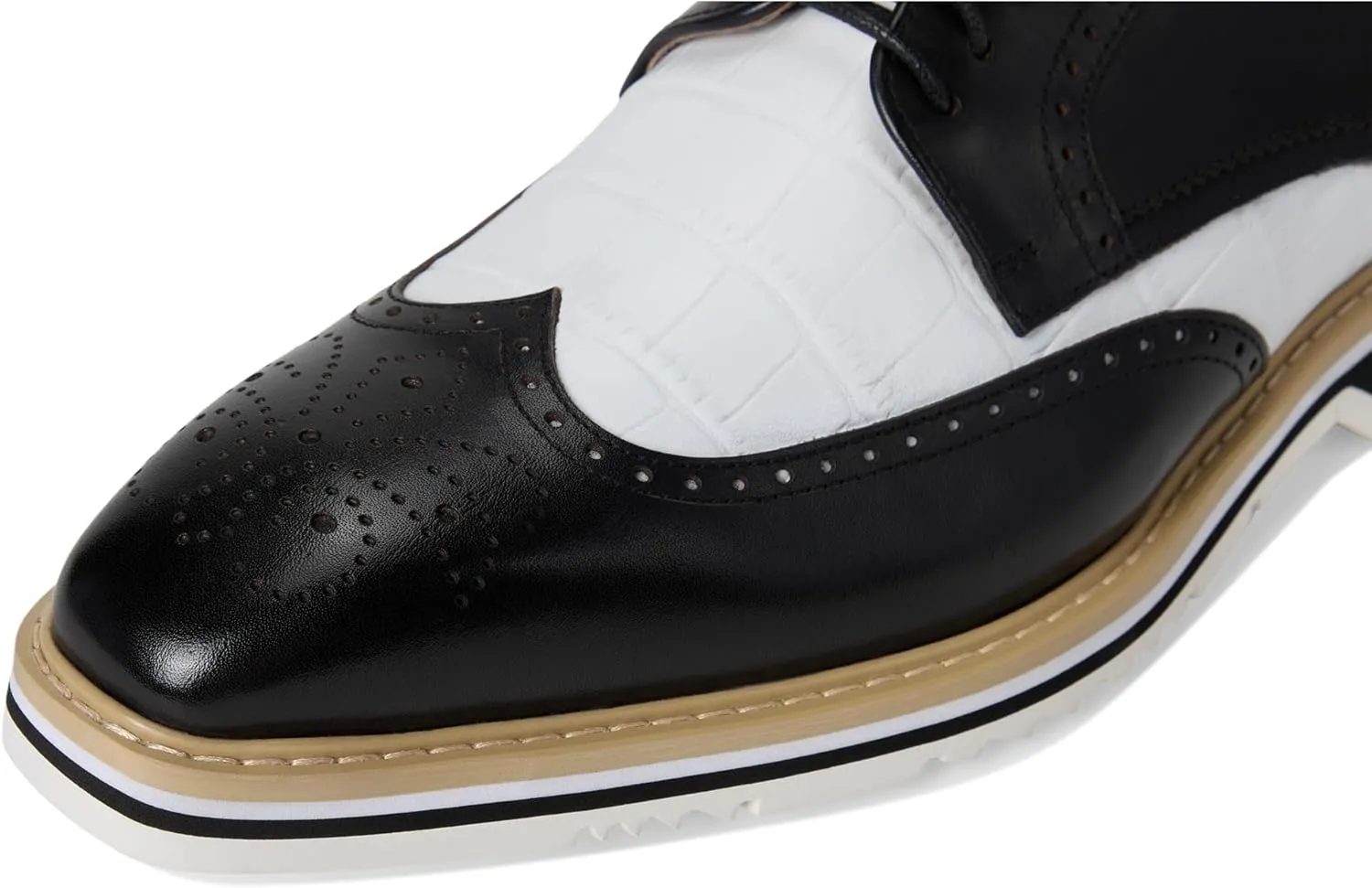 STACY ADAMS Men's Beaumont Wing Tip Lace-up Oxford