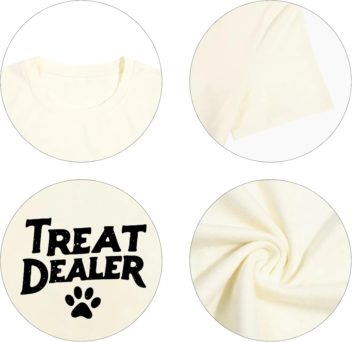 Treat Dealer Shirts for Women: Oversized Dog Mom T-Shirts Funny Dog Lover Gift Dog Paw Print Tee Casual Summer Tops