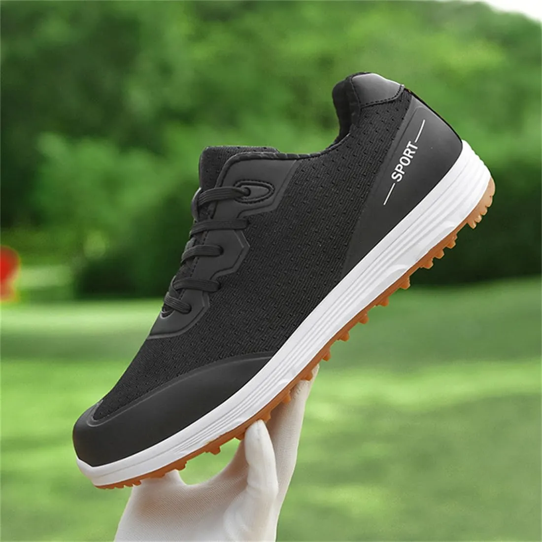 VEACAM Golf Shoes for Men, Spikeless Golf Sport Footwears Anti Slip Golfing Training Sneakers Lightweight Mens Golf Trainers