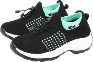 Women Orthopedic Sneakers Slip On for Walking, Breathable Comfortable, Thick Bottom Air Cushion, Non Slip for Gym, Casual Ladies Athletic Shoe