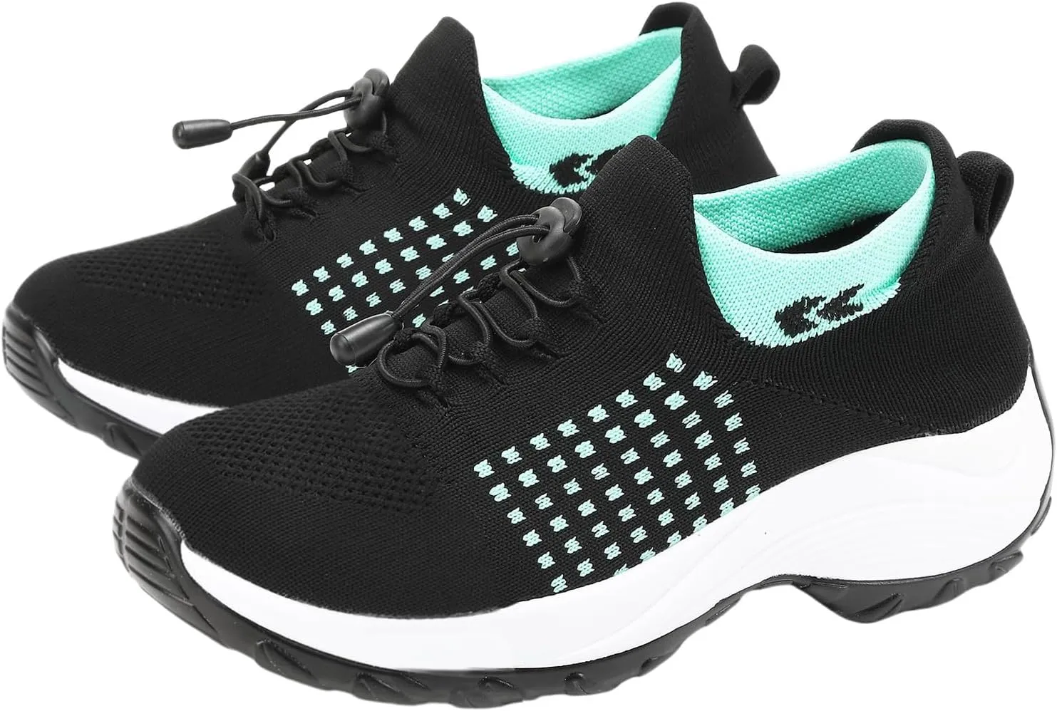 Women Orthopedic Sneakers Slip On for Walking, Breathable Comfortable, Thick Bottom Air Cushion, Non Slip for Gym, Casual Ladies Athletic Shoe