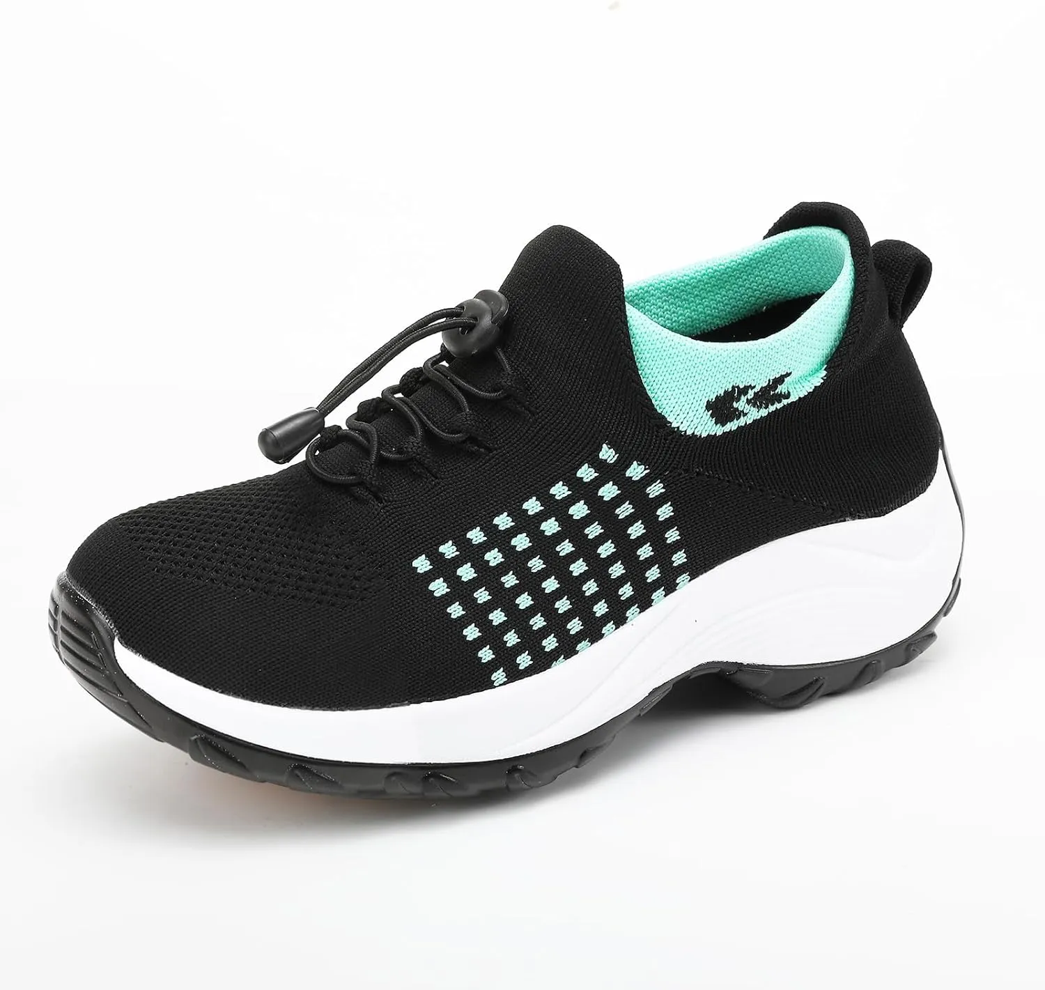 Women Orthopedic Sneakers Slip On for Walking, Breathable Comfortable, Thick Bottom Air Cushion, Non Slip for Gym, Casual Ladies Athletic Shoe