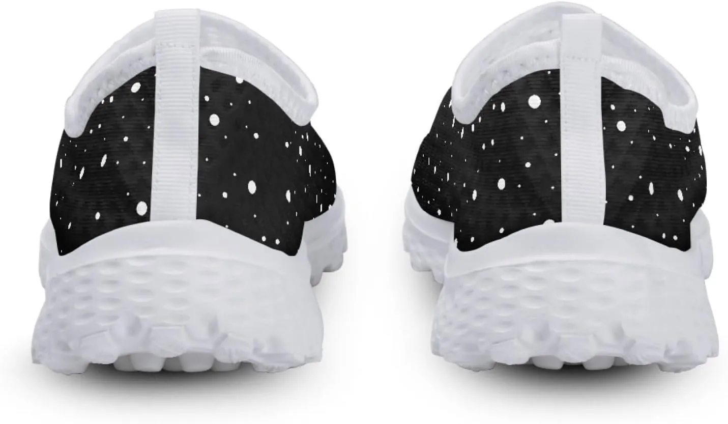 Women Slip on Trainers Breathable Walking Work Shoes Casual Lightweight Running Sneakers