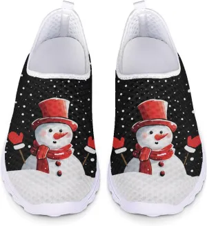 Women Slip on Trainers Breathable Walking Work Shoes Casual Lightweight Running Sneakers