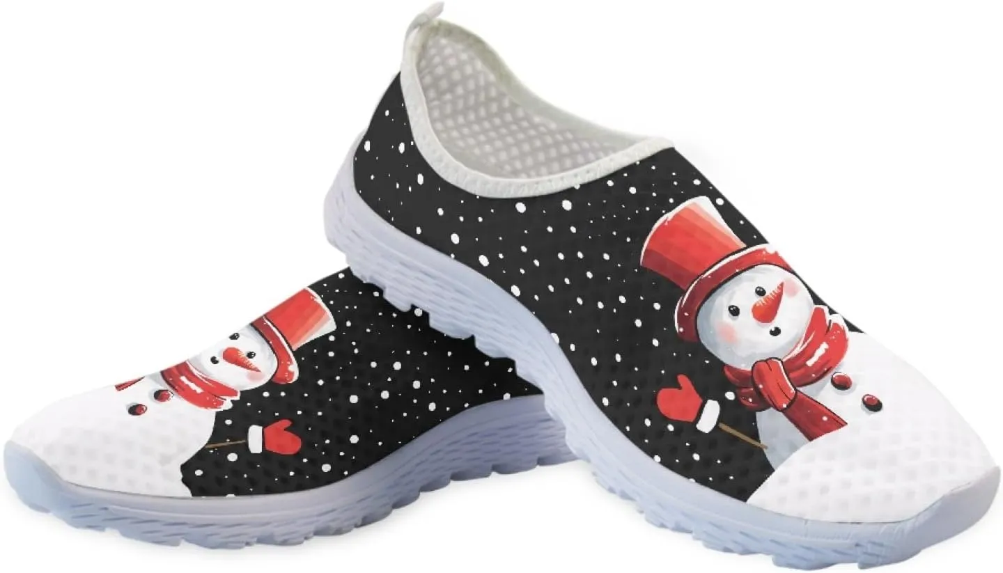 Women Slip on Trainers Breathable Walking Work Shoes Casual Lightweight Running Sneakers