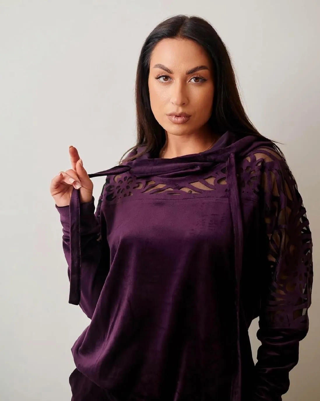 Womens 2 Piece Long Sleeve Sweatsuit Outfit Spring Fall Casual Tracksuit Lounge Set High Quality Fabric Unique Design
