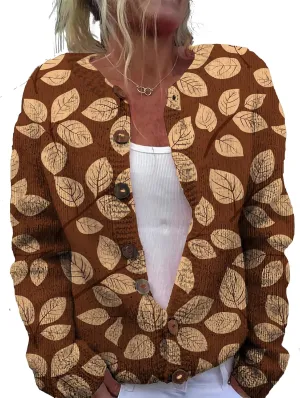 Womens Cardigan Sweater Chunky Plus Size Botton Lightweight Casual Long Sleeve Sweater Winter Fall Tops