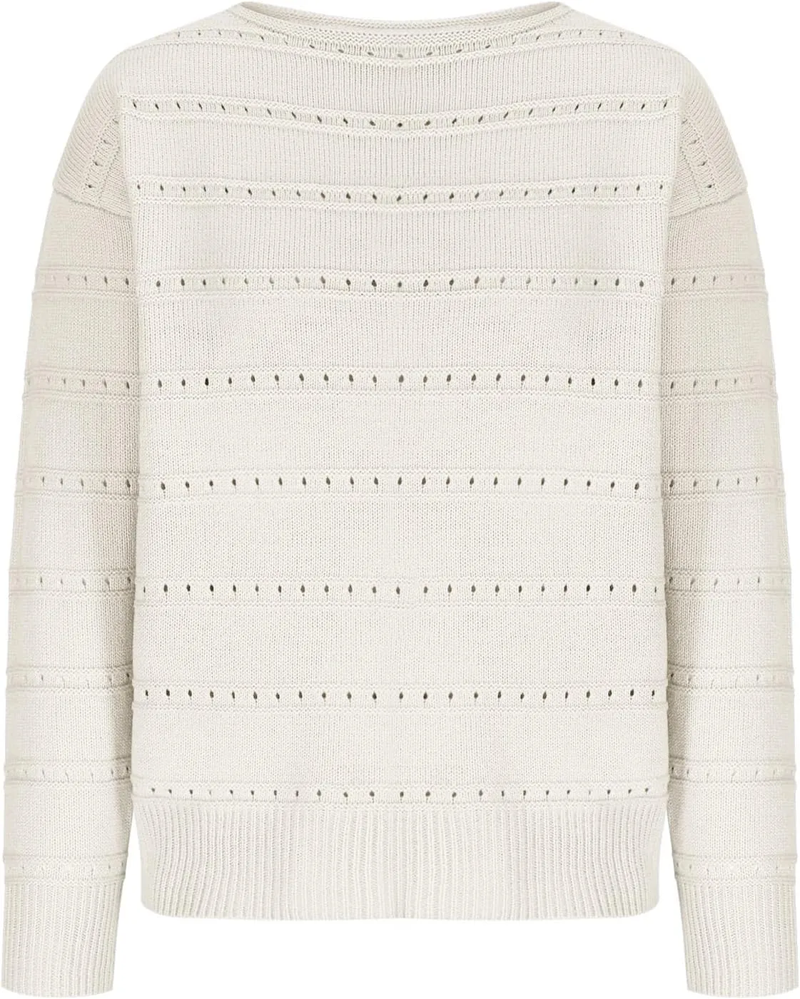Womens Casual Sweater Lightweight Long Sleeve Off Shoulder Pullover Top Dressy Hollow Out Shirt 2024 Fall Outfits