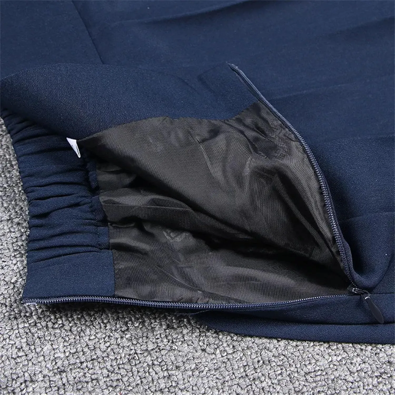 Women's Mini Pleated Skirt Elastic High Waist Pleated Students School Uniform Skirts Cosplay Costumes
