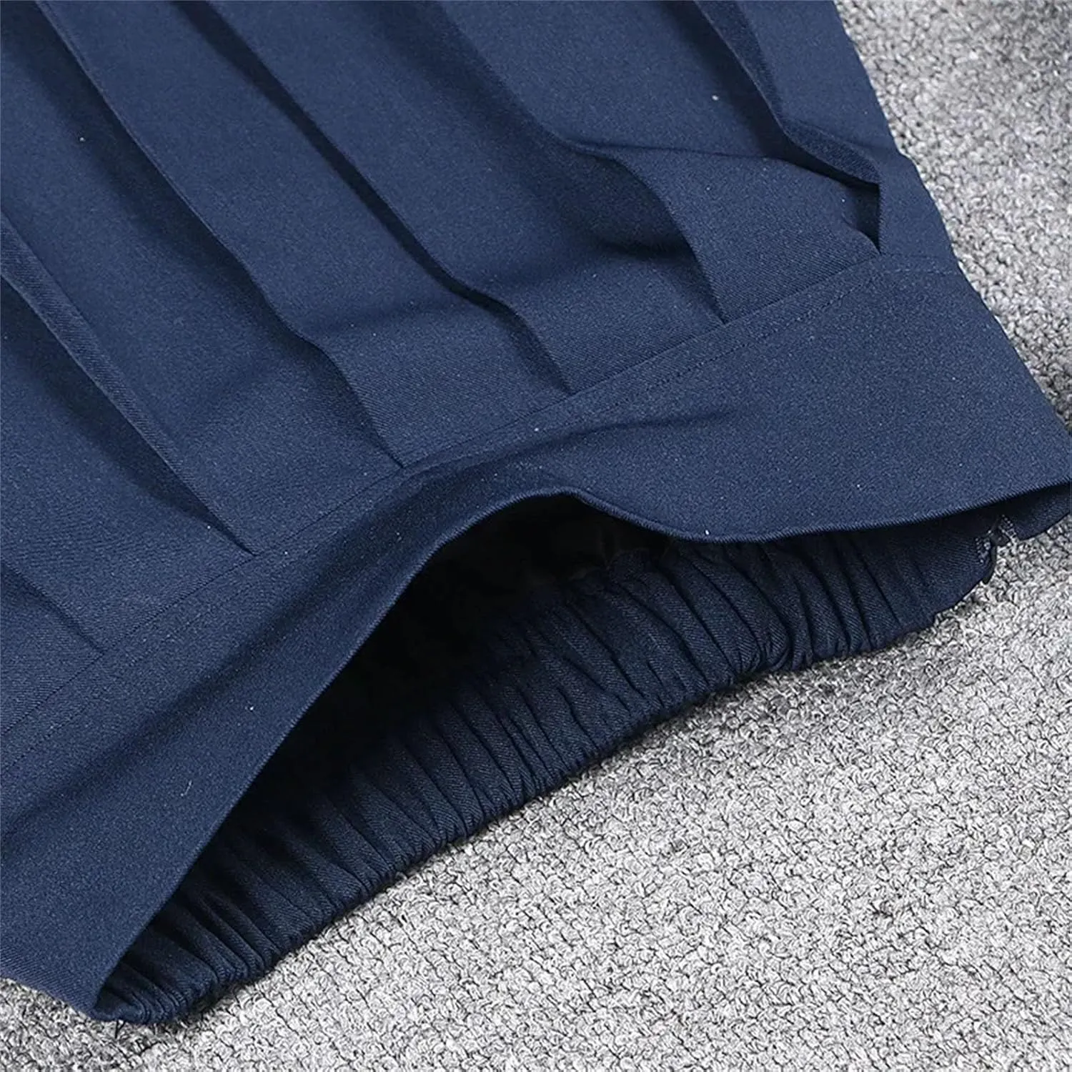 Women's Mini Pleated Skirt Elastic High Waist Pleated Students School Uniform Skirts Cosplay Costumes