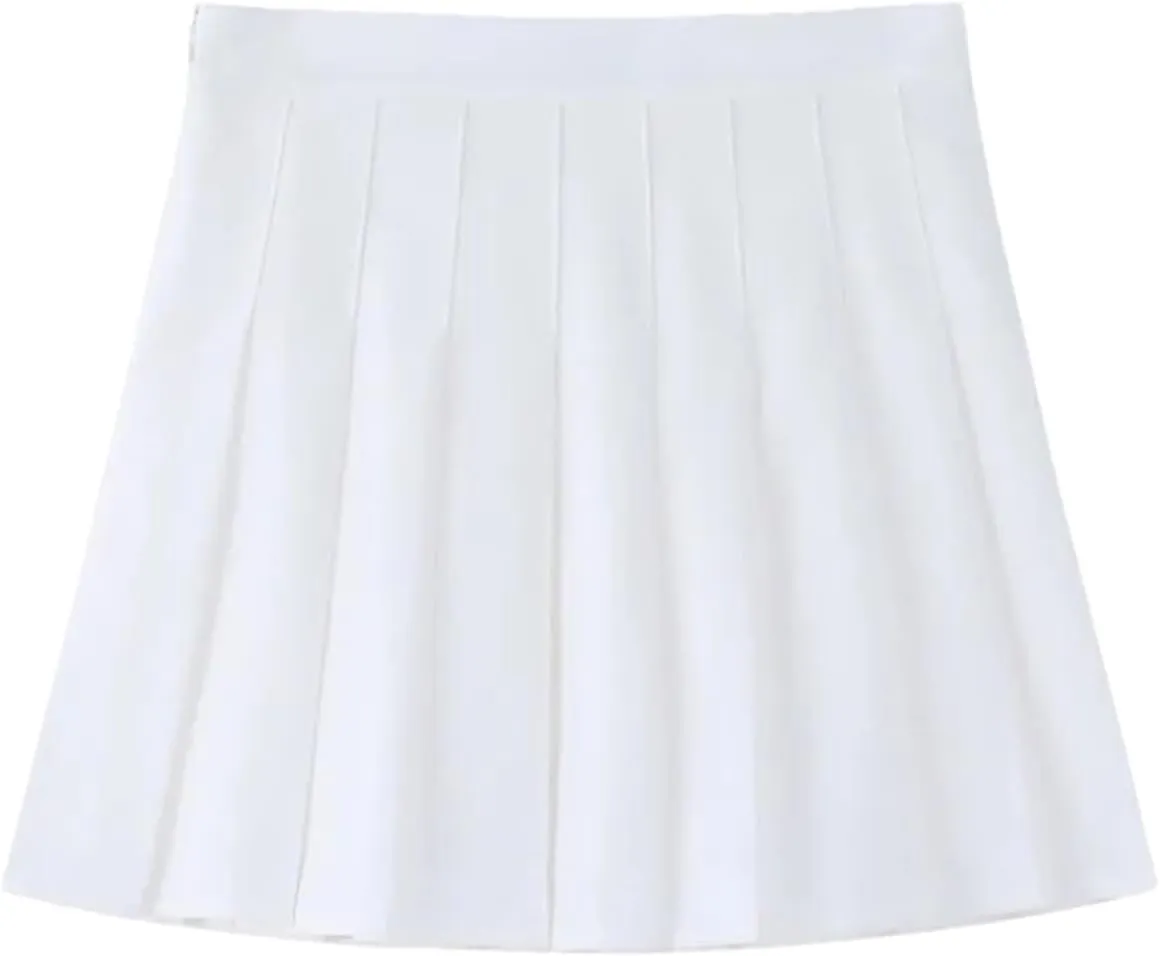 Women's Sexy High Waist Vintage Mini Pleated Skirt for Summer - Tennis Dance Casual Mini Skirts