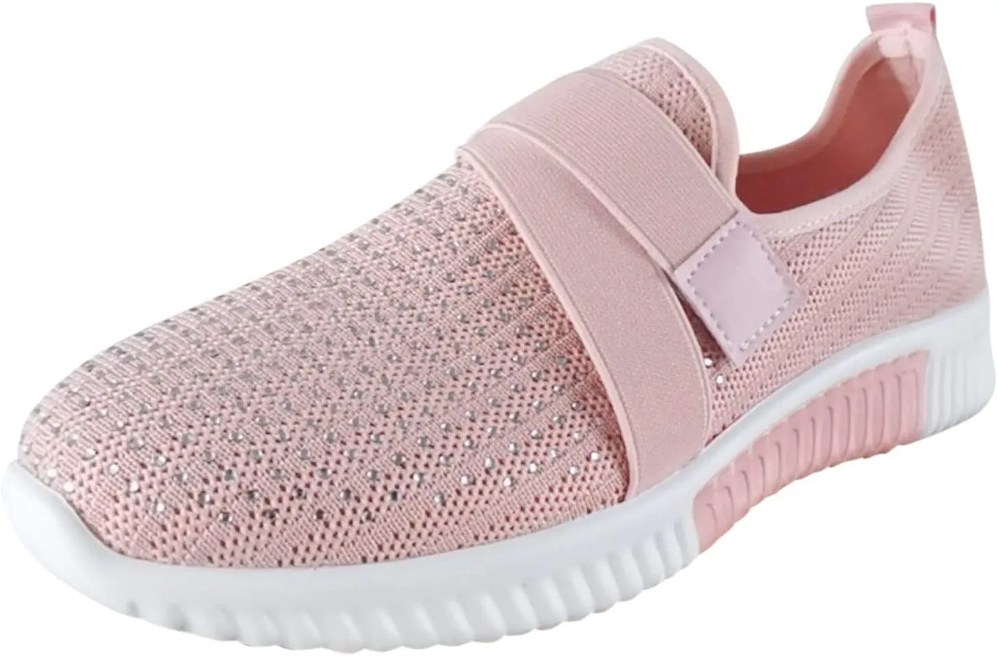 Womens Walking Shoes with Arch Support Soft Slip on Athletic Sneakers Comfortable Lightweight Orthopedic Sneakers