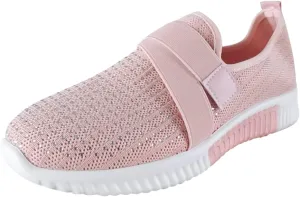 Womens Walking Shoes with Arch Support Soft Slip on Athletic Sneakers Comfortable Lightweight Orthopedic Sneakers