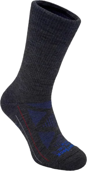 Wrightsock Merino Trail Crew Hiking Socks for Men and Women - Cushioned, Eco-Friendly and Anti Blister Socks with Enhanced Breathability - American Made with Extra Comfort