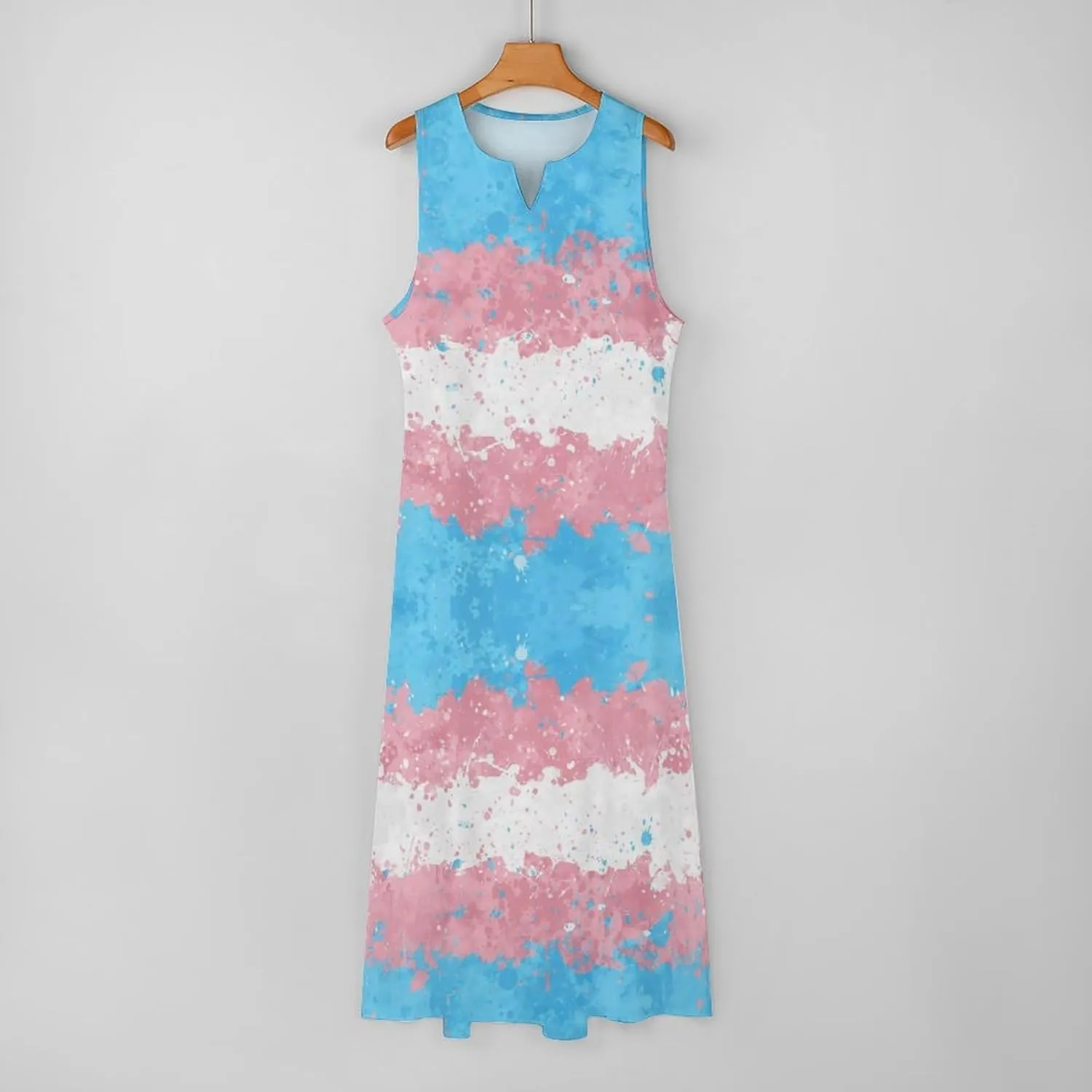 Zakqeik Australian Flag Summer Women's Sleeveless Long Dress Slim Fit Sleeveless Ankle Dresses